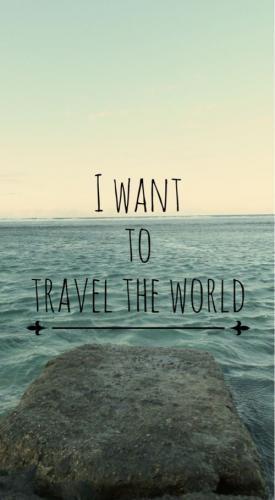 wanna travel