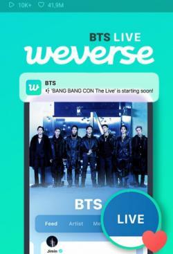 BTS Weverse Live thumbnail